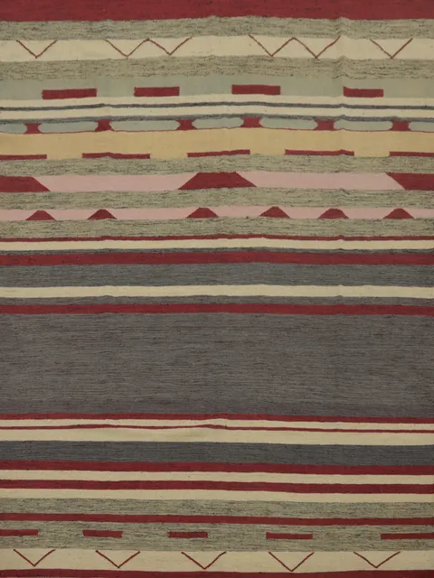 Striped Geometric Kilim Oriental Area Rug 8x10