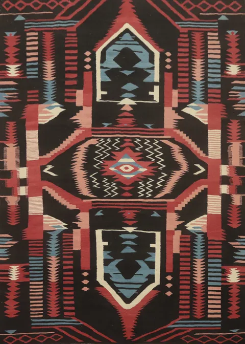 Flat Weave Wool Kilim Oriental Area Rug 8x10