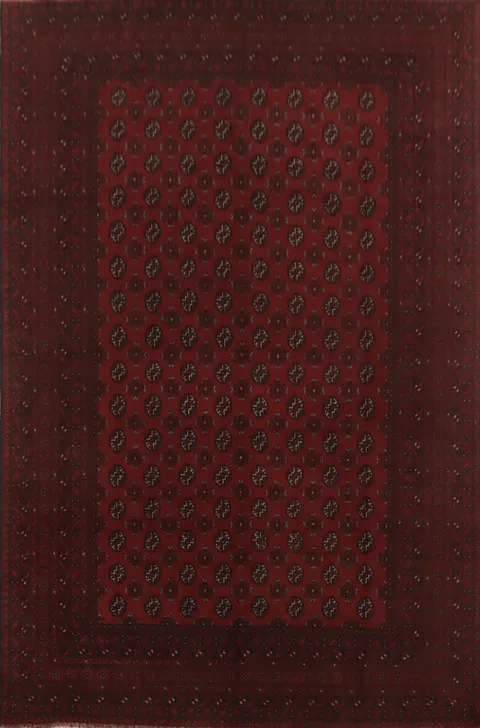 Geometric Balouch Afghan Area Rug 8x11