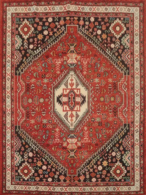 Vegetable Dye Shiraz Afghan Area Rug 8x9