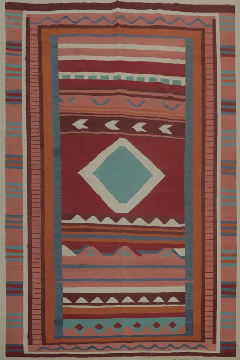 Geometric Kilim Oriental Area Rug 8x10