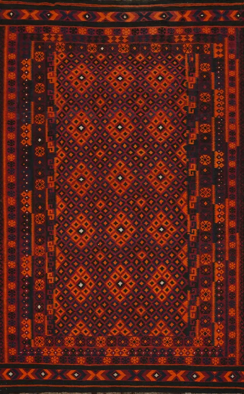 Vegetable Dye Kilim Oriental Large Rug 9x15
