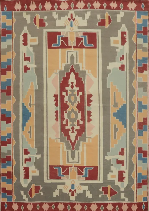 Tribal Geometric Kilim Oriental Area Rug 8x10