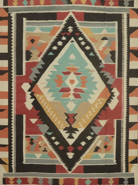 Geometric Kilim Oriental Area Rug 8x10