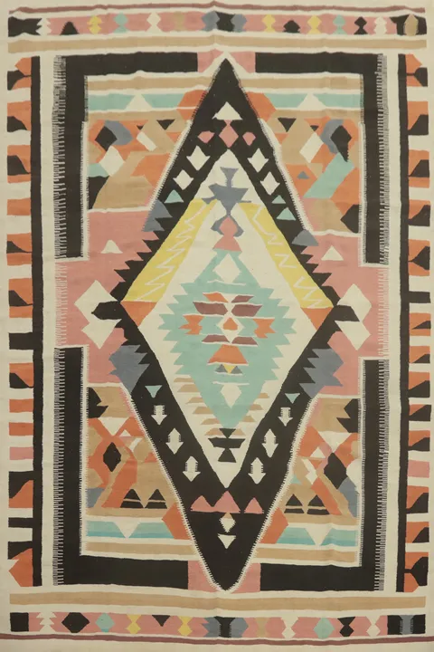 Geometric Kilim Oriental Area Rug 9x12