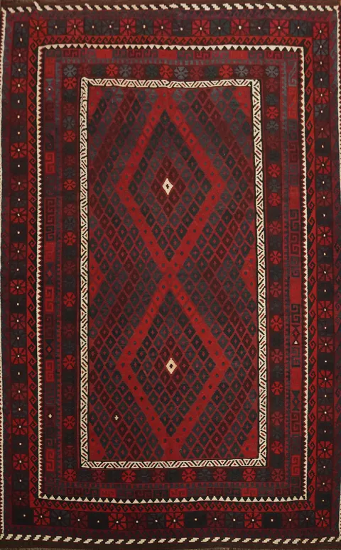 Vegetable Dye Kilim Oriental Area Rug 8x12