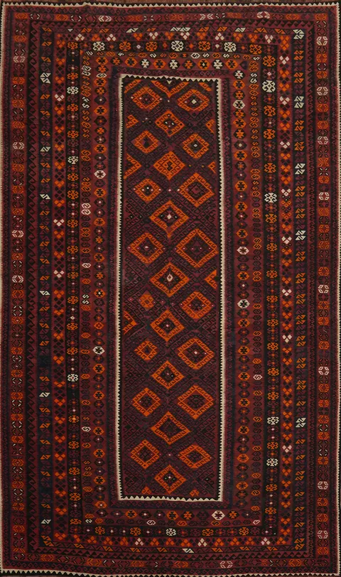 Geometric Kilim Oriental Large Rug 9x15