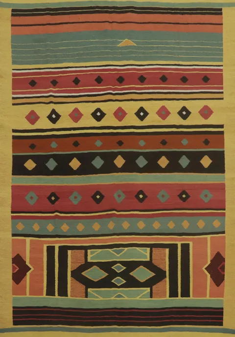 Geometric Kilim Oriental Area Rug 8x10