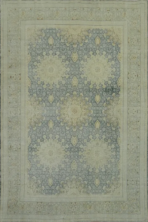 Antique Wool Tabriz Persian Area Rug 9x12
