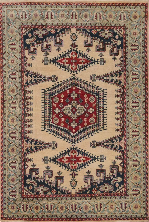 Geometric Viss Indian Area Rug 9x12
