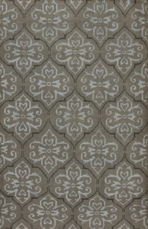 Geometric Wool Moroccan Indian Area Rug 5x8