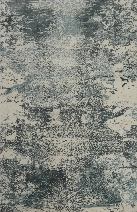 Modern Abstract Indian Rug 4x6