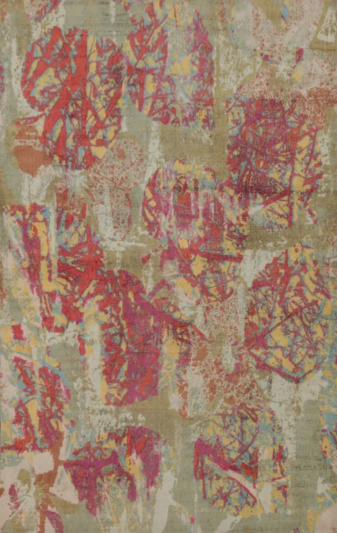 All-Over Modern Abstract Living Room Area Rug 5x8