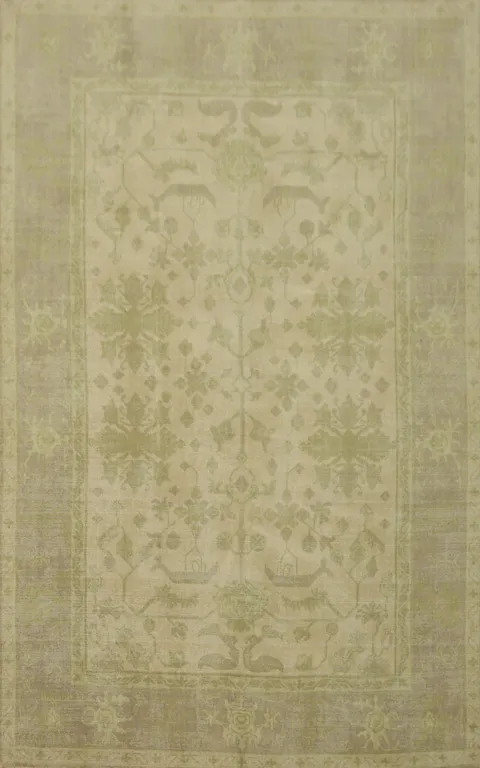 Handmade Oushak Oriental Area Rug 5x8