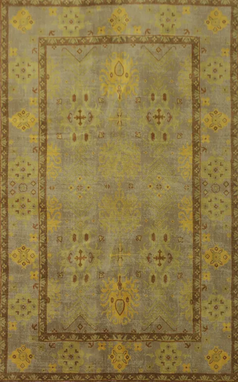 Handmade Oushak Living Room Area Rug 5x8