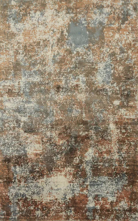 Handmade Modern Abstract Room Size Area Rug 5x8