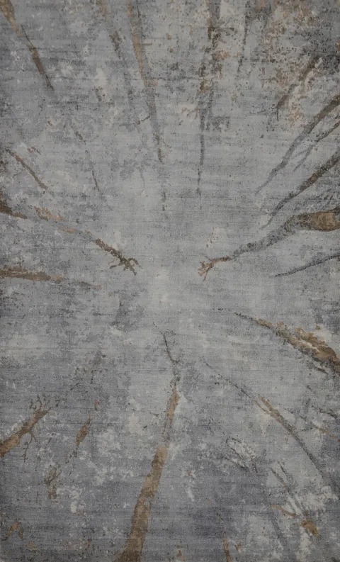 Handmade Modern Abstract Indian Area Rug 5x8