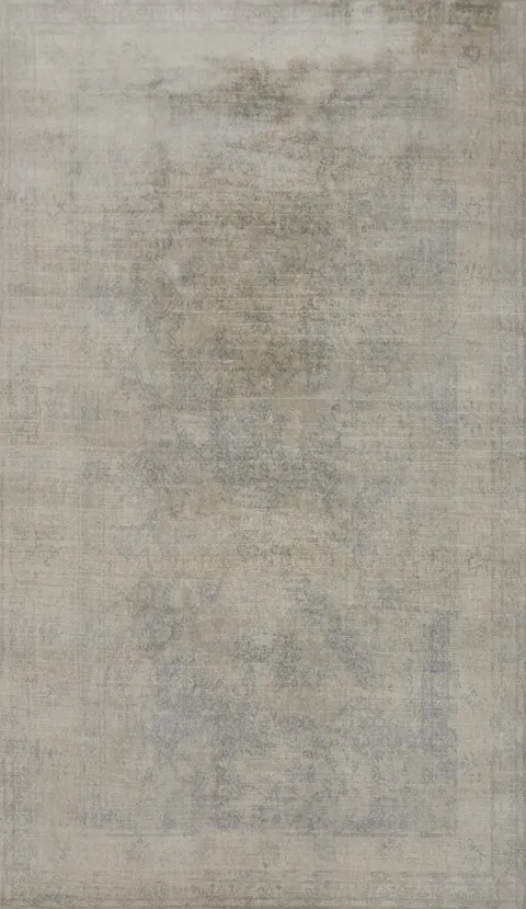 Modern Abstract Indian Area Rug 5x8