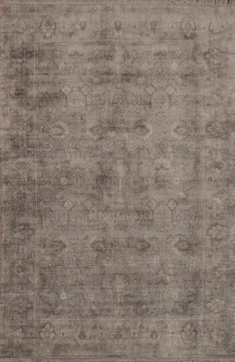 Handmade Oushak Indian Area Rug 6x8