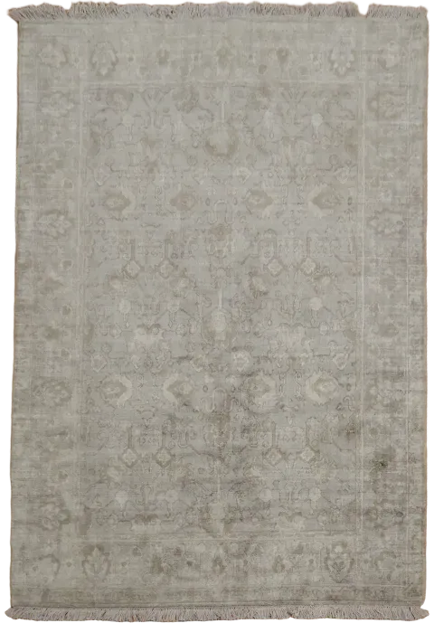 Vintage-Inspired Gray Rug for Timeless Home Elegance 6'x8'