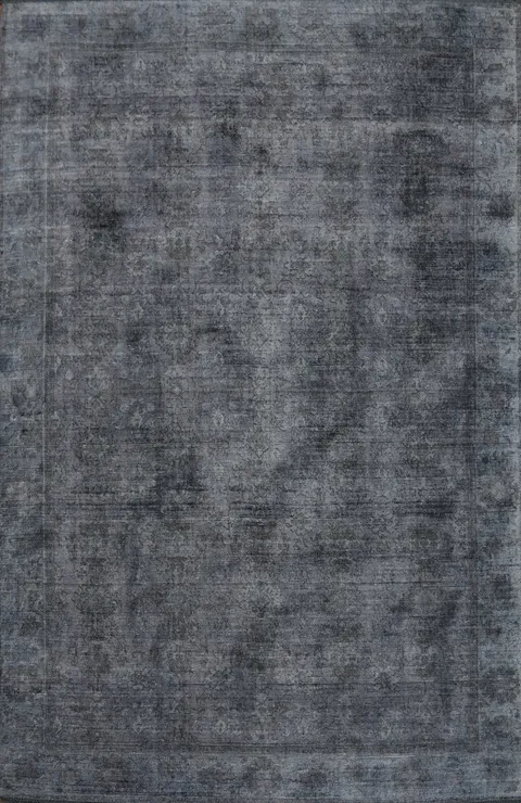 Slate Color Oushak Indian Area Rug 6x8