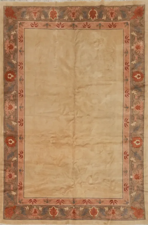 Vintage Wool Nepalese Handmade Large Rug 10x14