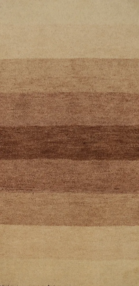 Elegant Earthy Tones Gabbeh Rug 2x4 for Living Room Decor