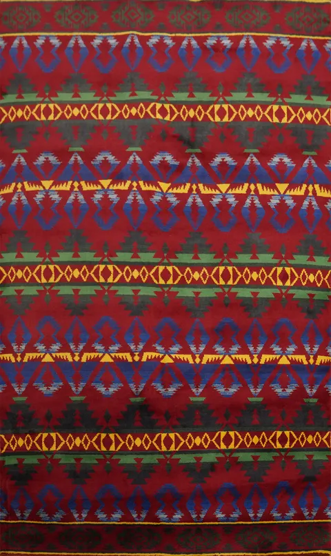 Vegetable Dye Gabbeh Room Size Area Rug 6x9