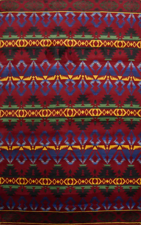 Vegetable Dye Gabbeh Room Size Area Rug 6x9