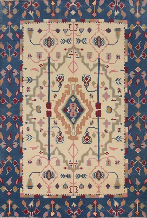Vegetable Dye Gabbeh Living Room Area Rug 8x11