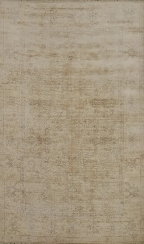 Handmade Oushak Indian Area Rug 5x8