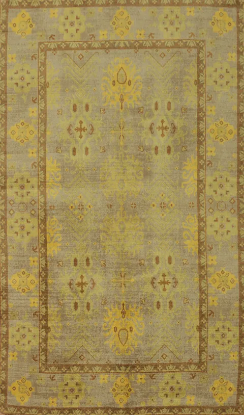 Handmade Oushak Indian Area Rug 5x8