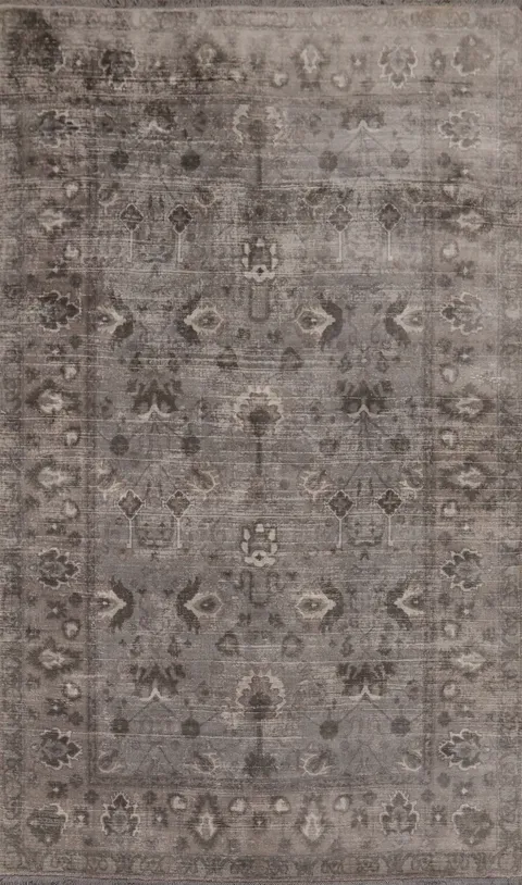 Handmade Oushak Indian Area Rug 5x8