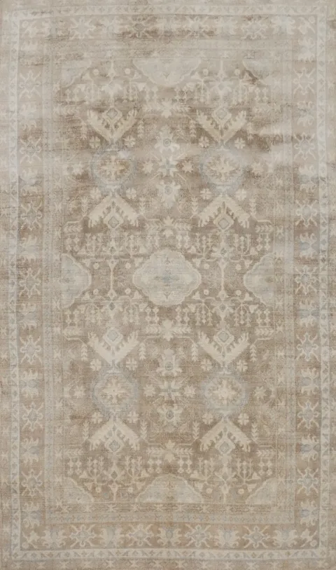 Handmade Oushak Oriental Area Rug 5x8