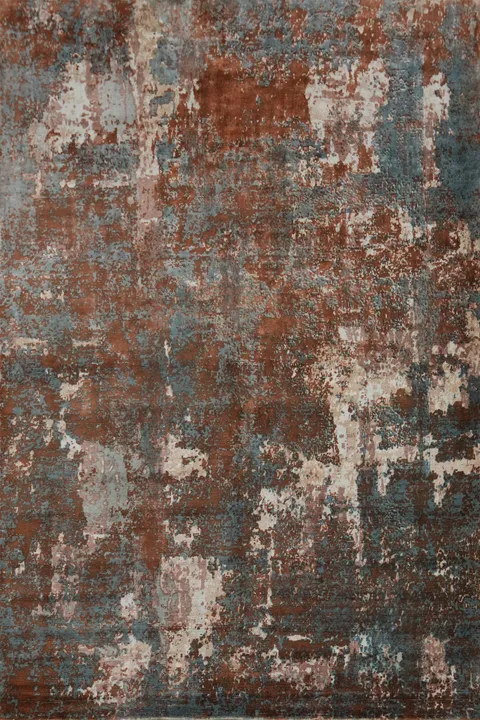 Handmade Modern Abstract Area Rug 6x8