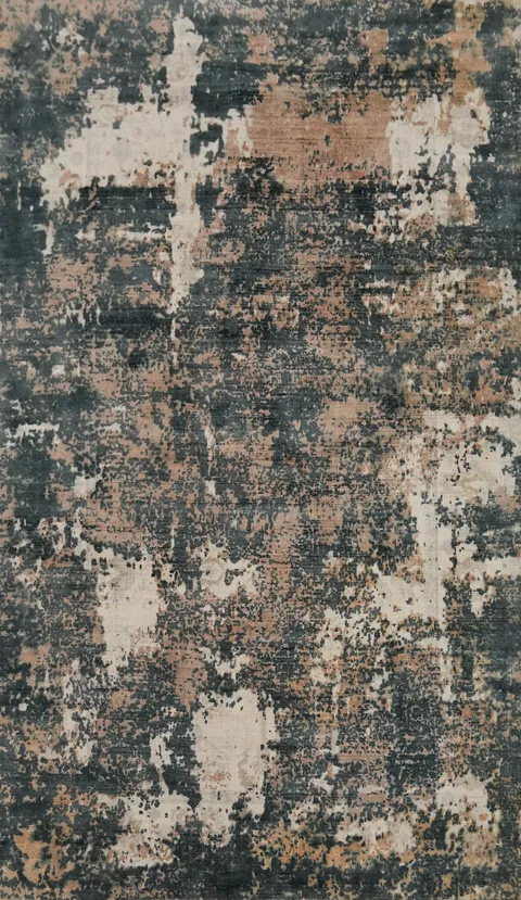 Handmade Modern Abstract Room Size Area Rug 5x8