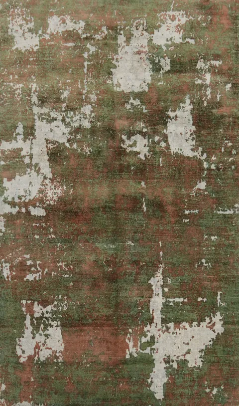 Modern Abstract Oriental Area Rug 5x8