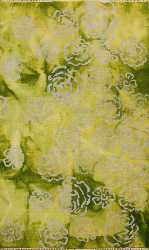 Handmade Modern Abstract Area Rug 5x8