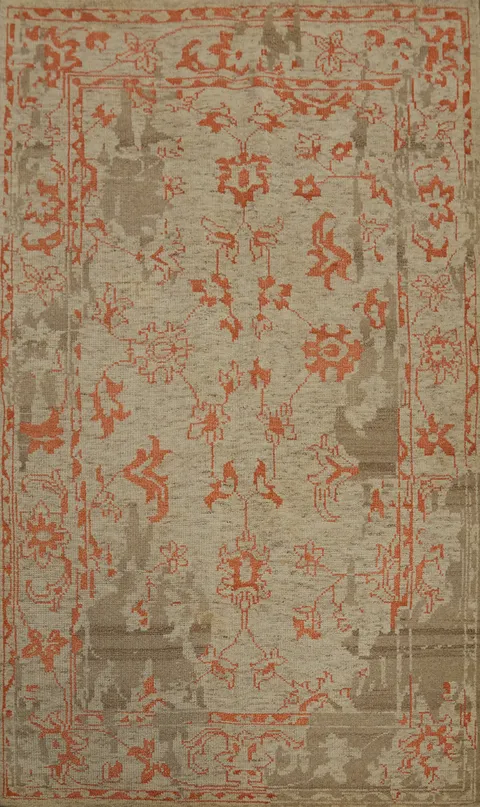 Handmade Oushak Living Room Area Rug 5x8