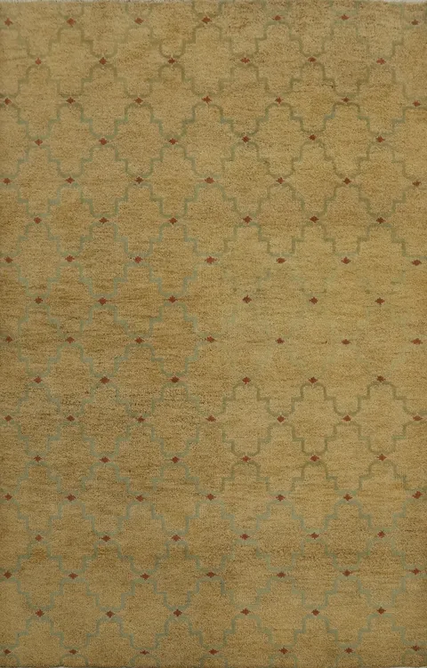 All-Over Trellis Moroccan Living Room Area Rug 5x8