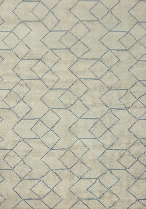 Modern Trellis Gabbeh Living Room Rug 4x5