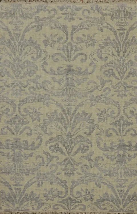 Handmade Art Deco Living Room Rug 5x7