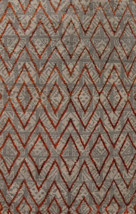 Geometric Moroccan Room Size Area Rug 5x8