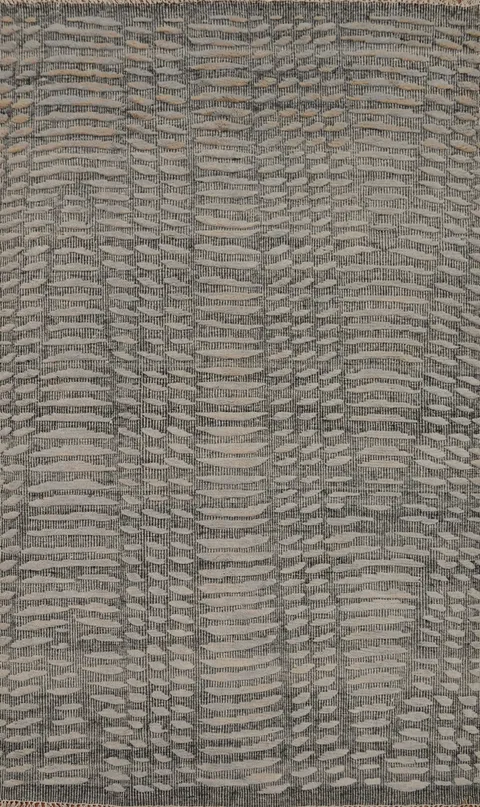 Modern Abstract Room Size Area Rug 5x8