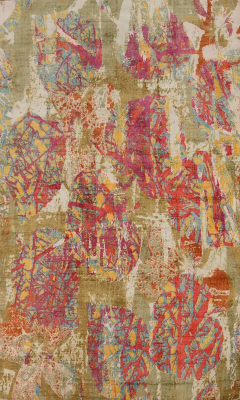 Modern Abstract Living Room Area Rug 5x8