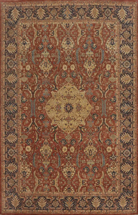 Vegetable Dye Heriz Serapi Oriental Large Rug 10x14
