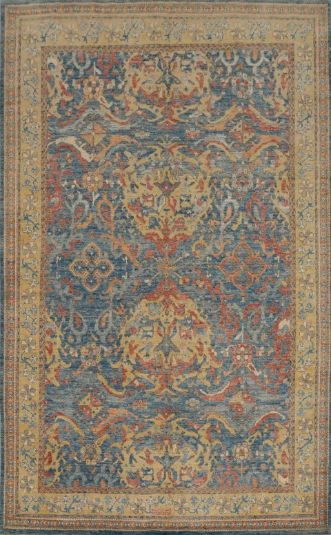 Vegetable Dye Oushak Living Room Area Rug 7x10