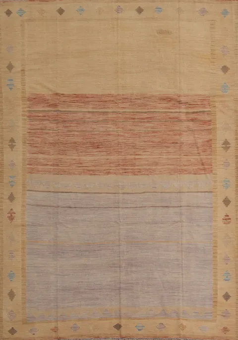 Tribal Wool Kilim Handwoven Area Rug 8x10