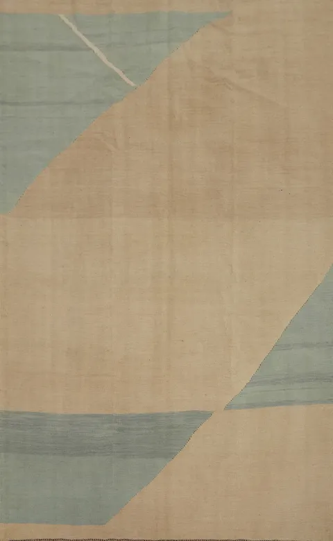 Modern Kilim Area Rug 6x9 Ideal for a Subdued Artistic Touch