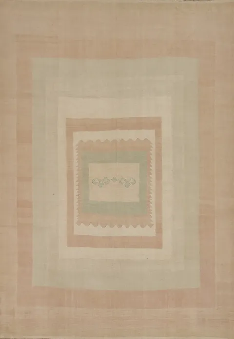 Elegant Geometric Pastel Area Rug 9x12 for Modern Living Rooms